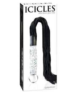 What Is A Flogger Icicles No. 38 Hand Blown Glass Handled Whip Clear