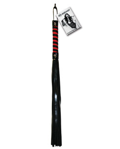 What Is A Flogger Sex & Mischief Stripe Flogger Black & Red